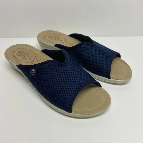 Fly Flot Women’s Sandals Mules Mesh Uppers Italian Size 7 - Picture 1 of 8